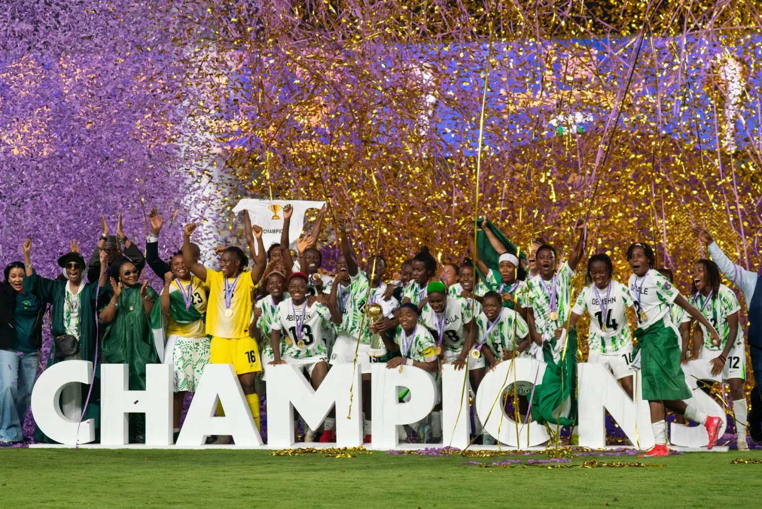 Tinubu confers OON on Super Falcons, $100,000 each, $50,000 to each crew member, others